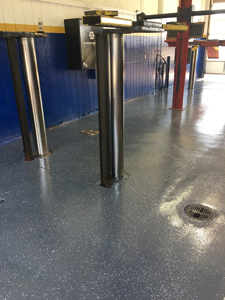 Commercial Epoxy Floor by OLT Painting 